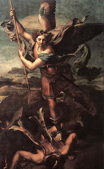 St Michael and the Satan